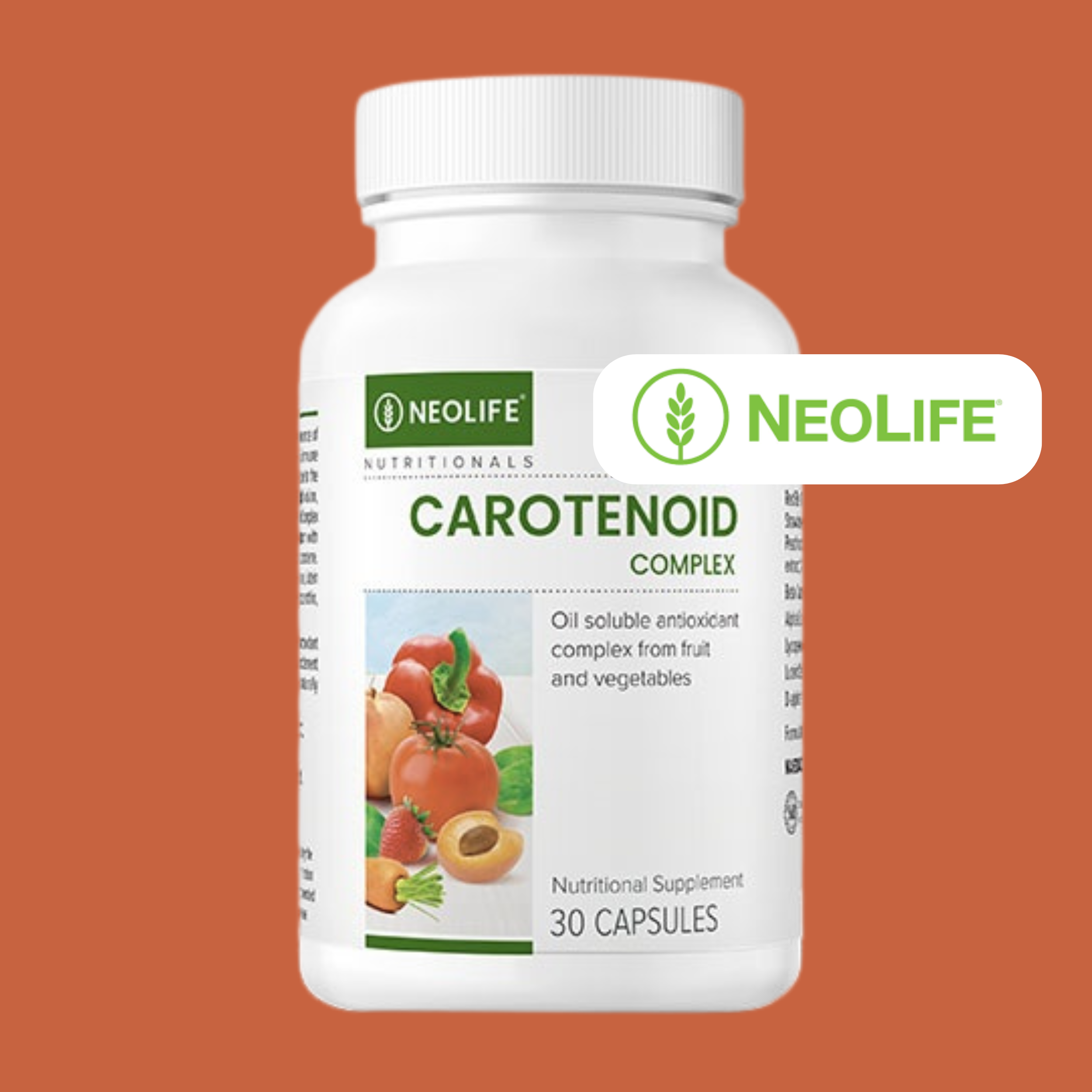 NeoLife Carotenoid supplement for antioxidant support, eye health, and immune system boost