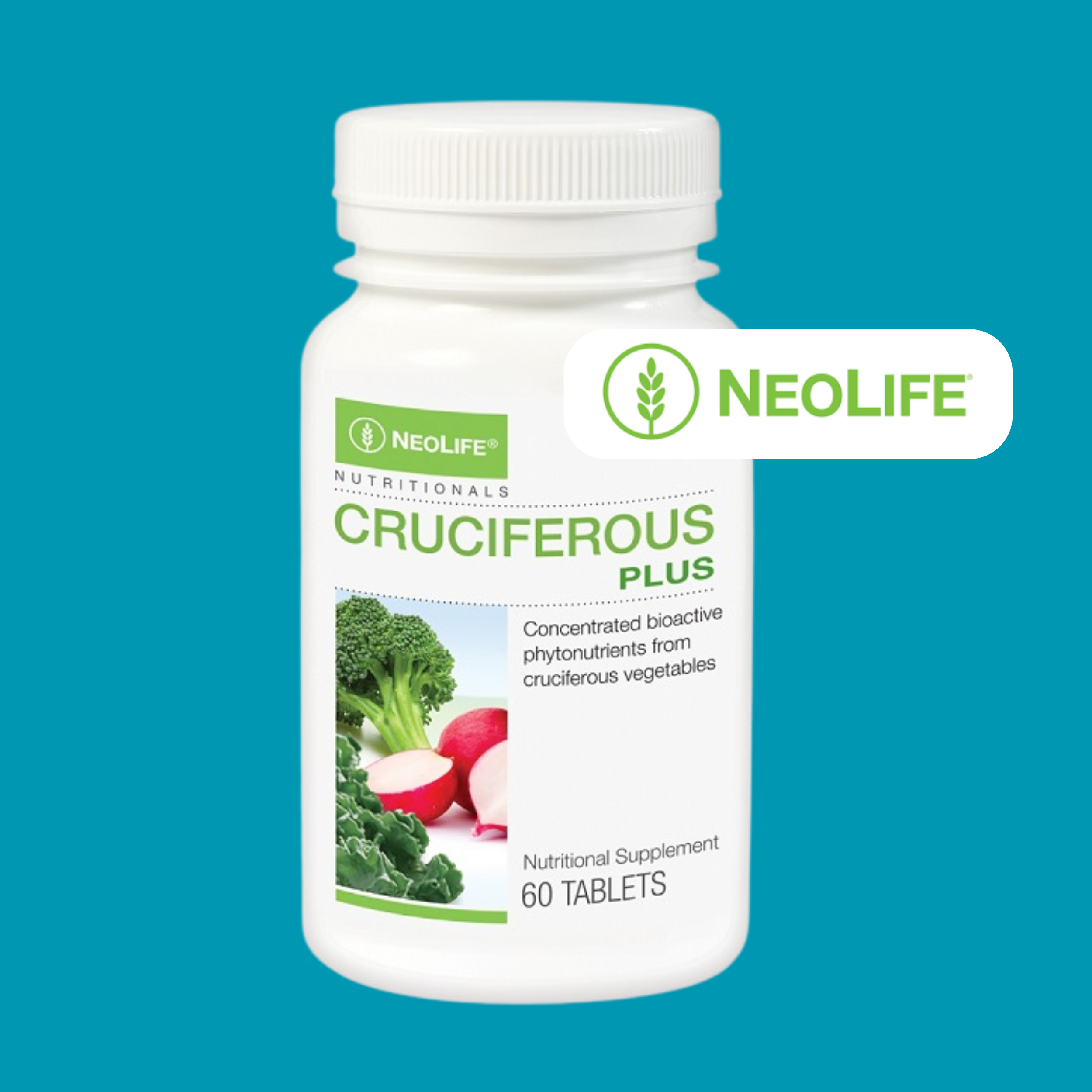 eoLife Cruciferous Plus supplement for detoxification support, antioxidant benefits, and cellular health