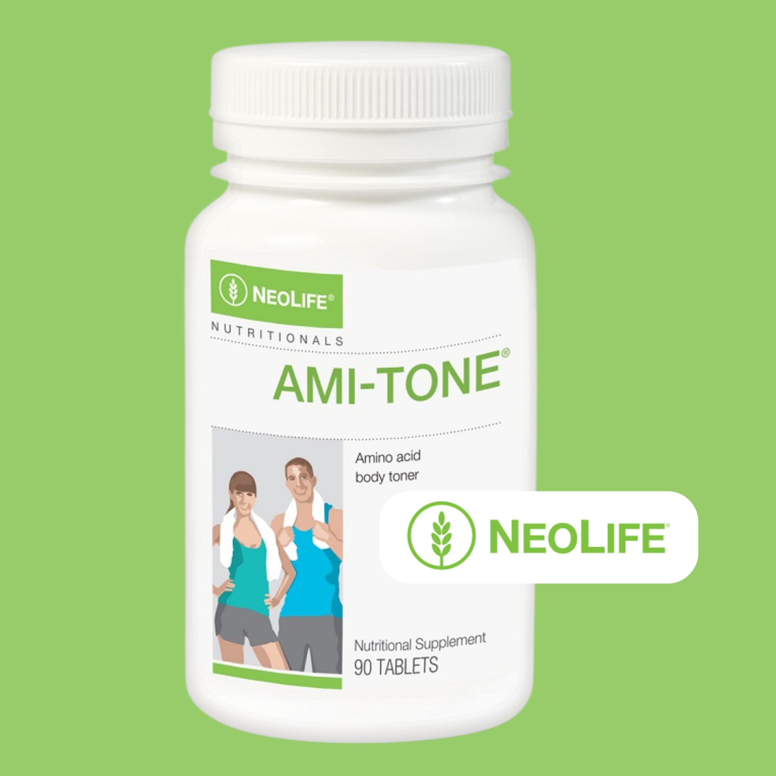 NeoLife Ami-Tone supplement for muscle tone, weight management, and restful sleep support