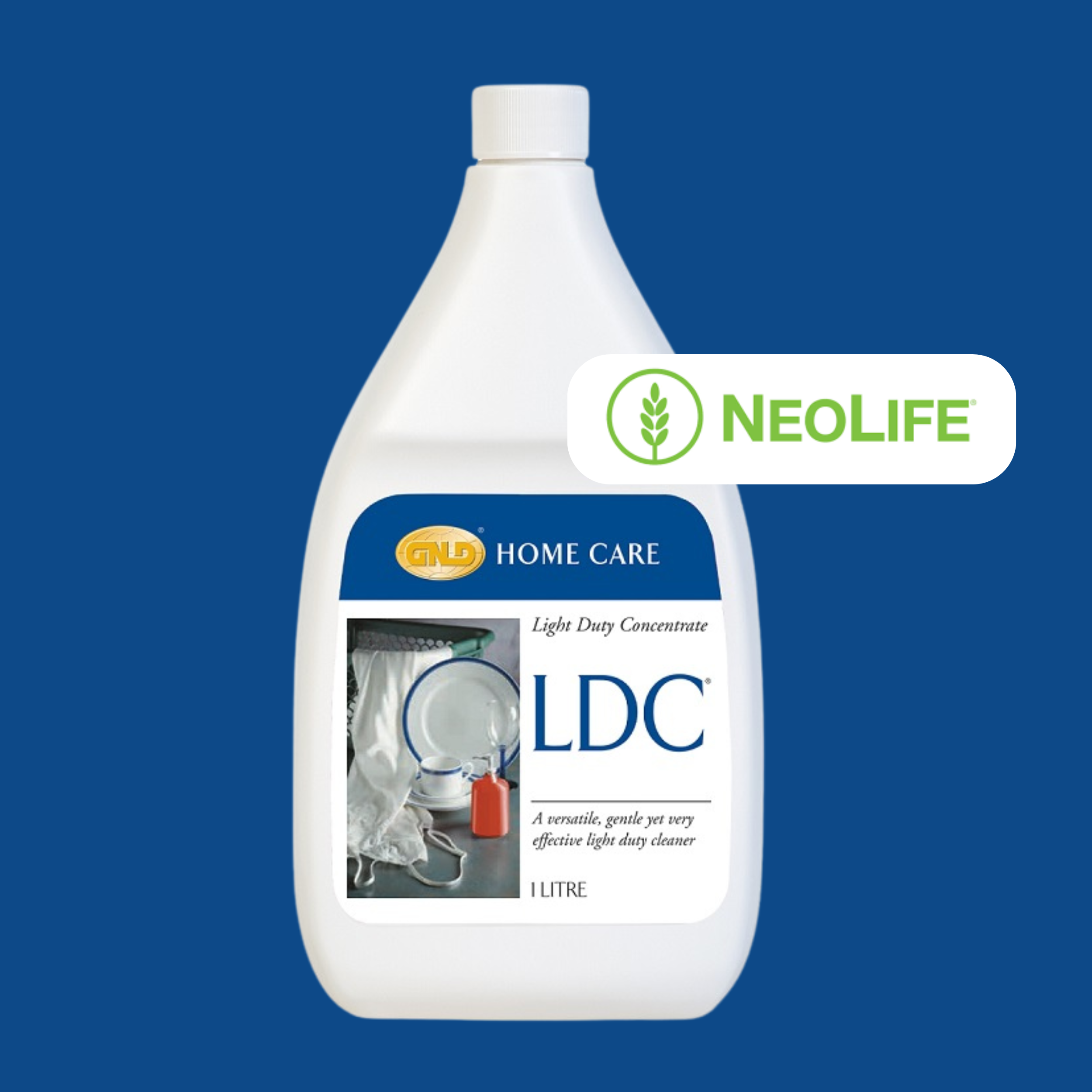 NeoLife LDC biodegradable liquid cleaner for kitchen, laundry, and multipurpose household cleaning