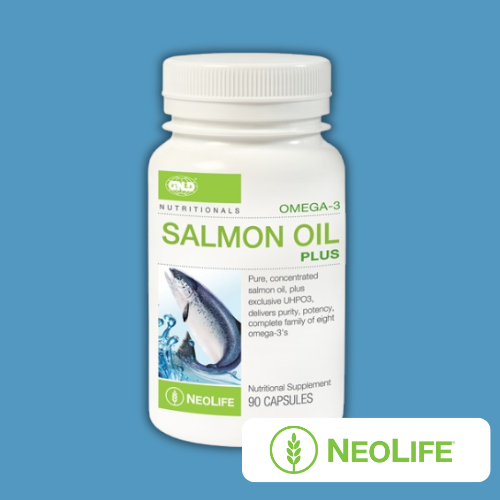 NeoLife Omega-3 Salmon Oil Plus for heart health, brain function, and joint support – rich in EPA and DHA – Newlife Supplements by Salmi Dev Pro for Abdulsalam Abdulazeez | De Peace Hub Wellness Expert