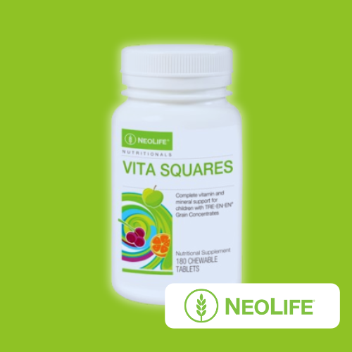NeoLife Vita-Squares chewable multivitamin for kids – supports brain development, immunity, and overall growth – natural nutrients for children – Newlife Supplements by Salmi Dev Pro for Abdulsalam Abdulazeez | De Peace Hub Kids Health
